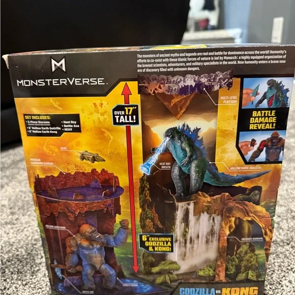 Monsterverse Godzilla vs Kong Diorama Set - Picture 4 of 5